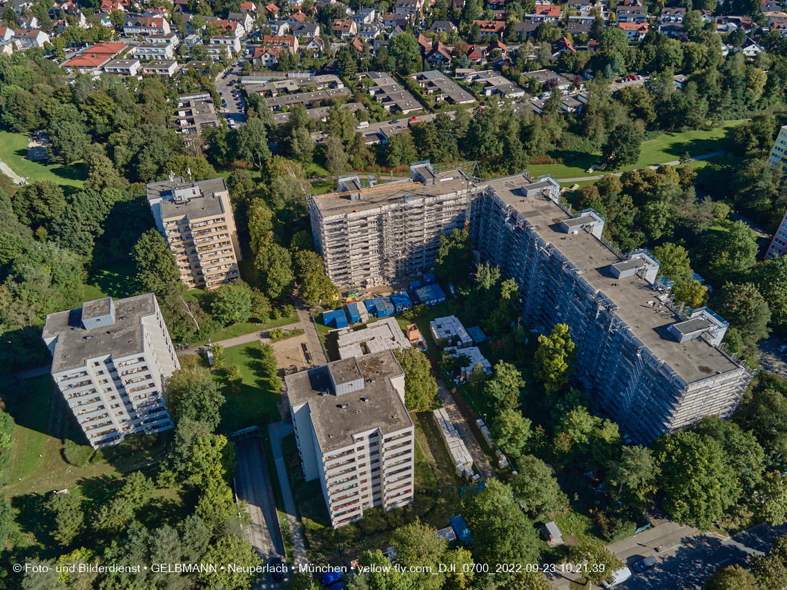 23.09.2022 - Sanierung am Karl-MArx-Ring 11-21 in Neuperlach